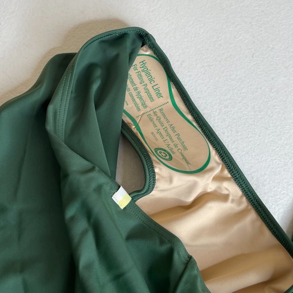 New SUMMERSALT Perfect Wrap One-Piece Olive Swimsuit Size 6 - Picture 13 of 16